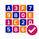 Cuemon cryptographic hashing icon with a hex digest block and verification checkmark.